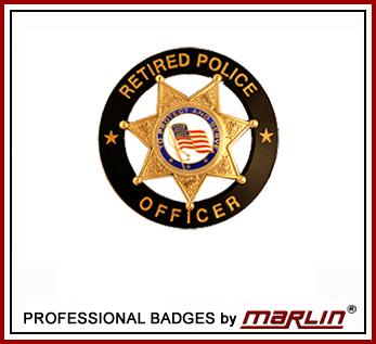 PROTECT AND SERVE FLAG GOLD