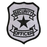 BASIC SHIELD -BLACK/REFLECT GREY- SECURITY OFFICER