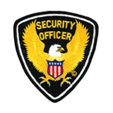 SECURITY – EAGLE – GOLD/WHITE ON BLACK – SEC OFFIC…