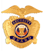 EAGLE HAT BADGE – SECURITY GUARD