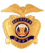 EAGLE HAT BADGE-SHERIFF DEPT