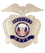 EAGLE HAT BADGE-SHERIFF DEPT