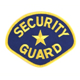 SECURITY – DIAMOND – GOLD ON NAVY – SECURITY GUARD