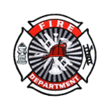 FIRE – SILVER/RED ON WHITE – FIRE DEPT