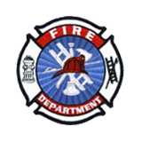 FIRE – SILVER/BLUE ON WHITE – FIRE DEPT