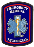 EMS/EMT EMT STAR OF LIFE – WHITE/RED ON BLUE