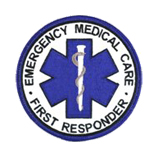 EMS/EMT CIRCLE STAR OF LIFE – BLUE/WHITE – 1ST RES…