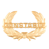 CONSTABLE WITH WREATH GOLD