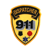FIRE – 9-1-1 DISPATCHER – BLACK ON GOLD