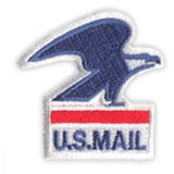 US POSTAL – BLUE ON WHITE – U.S. MAIL