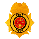 MALTESE W/ EAGLE – GOLD – FIRE DEPT.