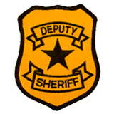 BASIC SHIELD – BLACK ON GOLD – DEPUTY SHERIFF