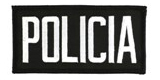 2 X 4 POLICIA – BLACK WITH WHITE