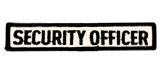 1 X 5 SECURITY OFFICER – WHITE WITH BLACK