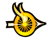 WINGED WHEEL GOLD RIGHT