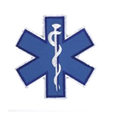 EMT – 3″ REFLECTIVE STAR OF LIFE – BLUE/WHITE/NAV…