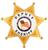 PROTECT AND SERVE FLAG GOLD