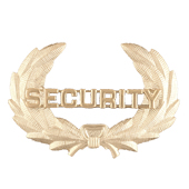 SECURITY WITH WREATH – SILVER