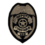 EAGLE W/ BRAIDS – SILVER/BLACK – DEPUTY CONSTABLE