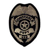 EAGLE W/ BRAIDS – SILVER/BLACK – CONSTABLE DEPT
