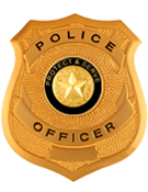 BASIC SHIELD POLICE OFFICER PROTECT AND SERVE