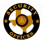 BLACK CIRCLE WITH TEXAS AND STAR CENTER – GOLD