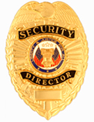 SECURITY DIRECTOR SHIELD – GOLD