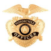 EAGLE HELMET BADGE – MOTORCYCLE OFFICER