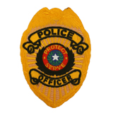 EAGLE SCROLL – BLACK ON GOLD – POLICE OFFICER