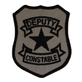 BASIC SHIELD -BLACK/REFLECT GREY- DEPUTY CONSTABLE