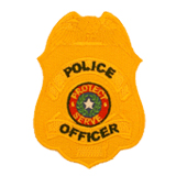 EAGLE SHIELD – BLACK/GOLD – POLICE OFFICER