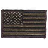 2X4 US FLAG – GREEN/BLACK