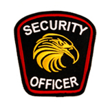 SECURITY – EAGLE HEAD BLACK/GOLD/RED SECURITY OFFI…