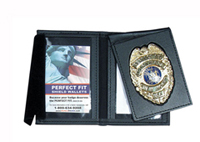 THIN LINE BADGE WITH FLIP OUT DOUBLE ID CASE