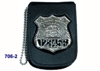 RECESSED NECK BADGE & ID HOLDER WITH 30″ CHAIN
