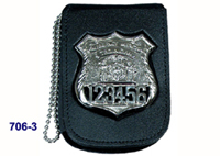 RECESSED NECK BADGE & ID HOLDER WITH 30″ CHAIN