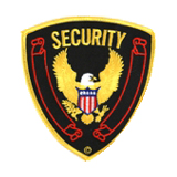 SECURITY – EAGLE – GOLD/GOLD ON BLACK – SECURITY