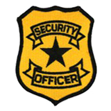 BASIC SHIELD – BLACK ON GOLD – SECURITY OFFICER