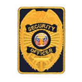 TACTICAL SHIELD – GOLD/NAVY – SEC OFFICER
