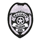 EAGLE W/ BRAIDS – SILVER/BLACK – SECURITY GUARD
