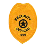 EAGLE W/ STAR – BLACK/GOLD – SECURITY OFFICER