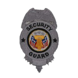 EAGLE W/ CENTER – SILVER – SECURITY GUARD