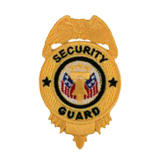 EAGLE W/ CENTER – GOLD – SECURITY GUARD