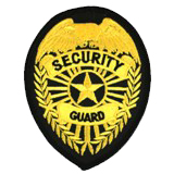 EAGLE W/ RAYS – GOLD/BLACK – SECURITY GUARD
