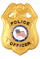 PROTECT AND SERVE FLAG SILVER