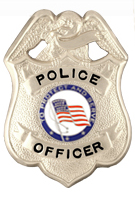 PROTECT AND SERVE FLAG SILVER