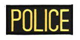 2 X 4 POLICE – BLACK WITH GOLD