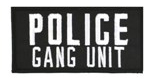 2 X 4 POLICE GANG UNIT – BLACK WITH WHITE
