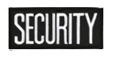 2 X 4 SECURITY – BLACK WITH WHITE