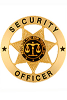 SECURITY YOU CAN COUNT ON SCALES BLACK/GOLD